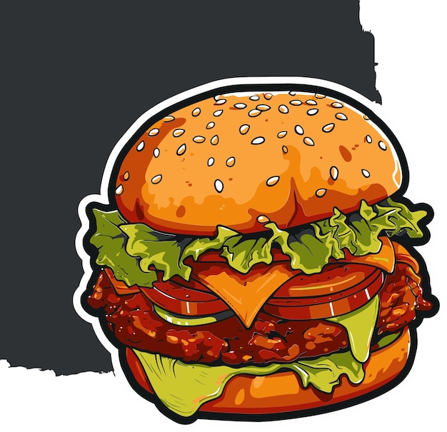 Коллекция Burger Vector Elements Галерея дизайна Vector Burgers