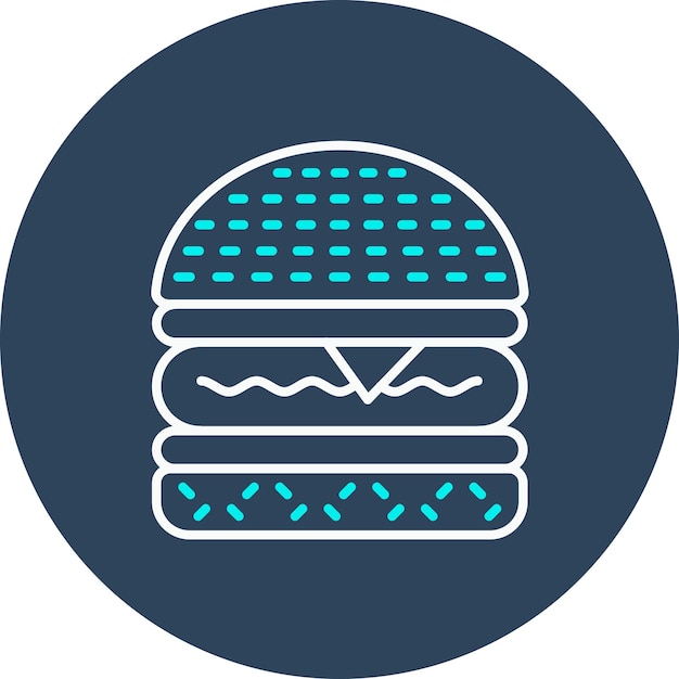 Burger vector icon Can be used for Restaurant iconset