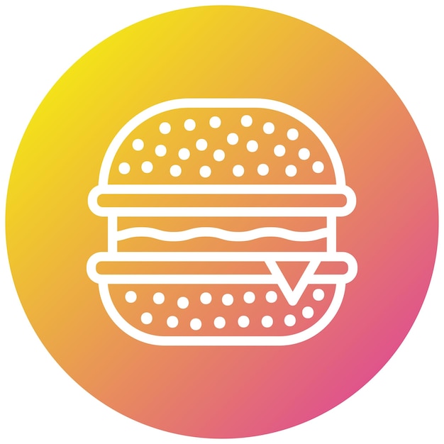 Burger Vector Icon Design Illustratie