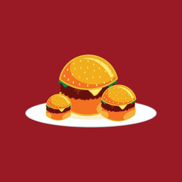 Burger Vector Template Design