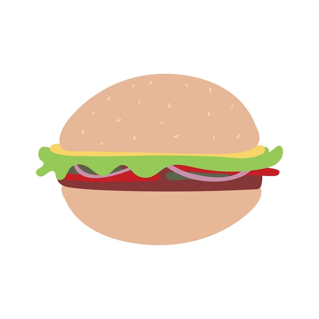 Vector burger