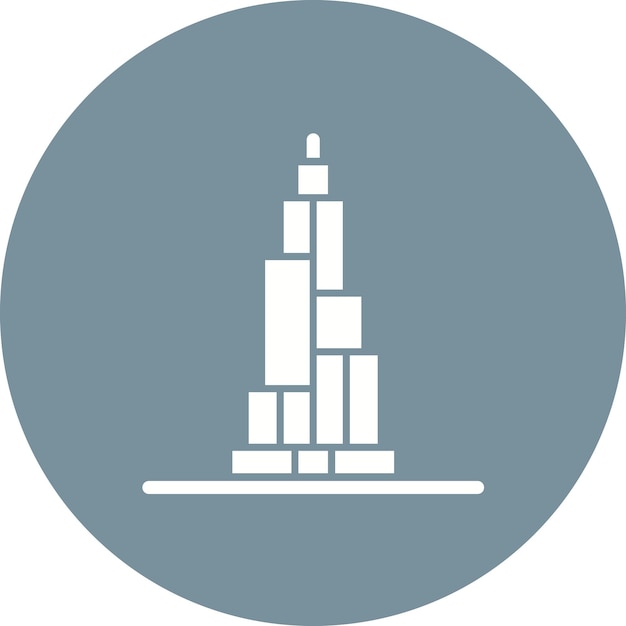 Burj Khalifa Vector Illustratie Stijl