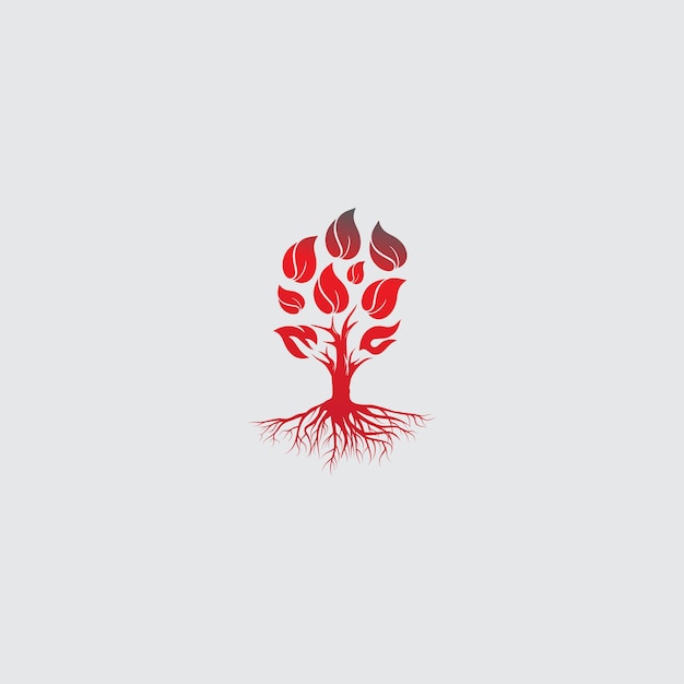 Burn tree logo