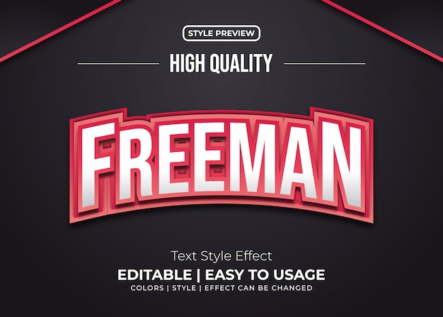 Burning red text style effect