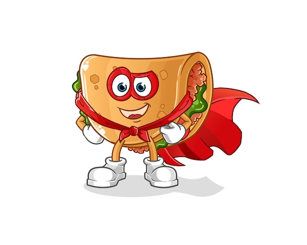 Burrito heroes . cartoon character