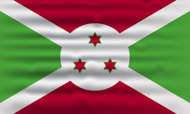 Disegno della bandiera del burundi