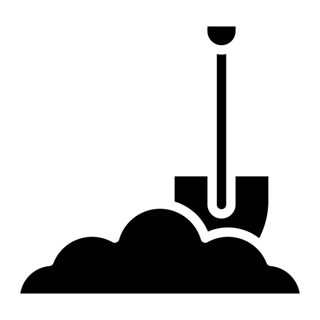 bury vector illustration style