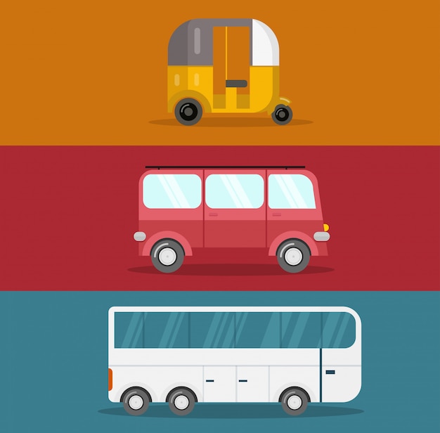 Bus flat design