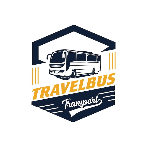 Vector bus logo design vector travel bus logo