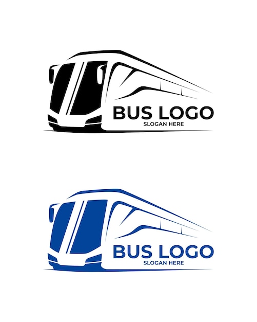 Autobus logo arte vettoriale