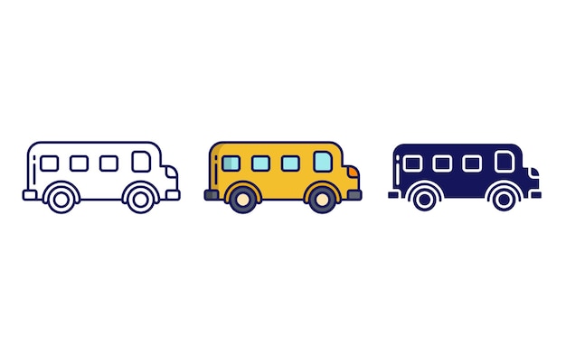 bus vector icon