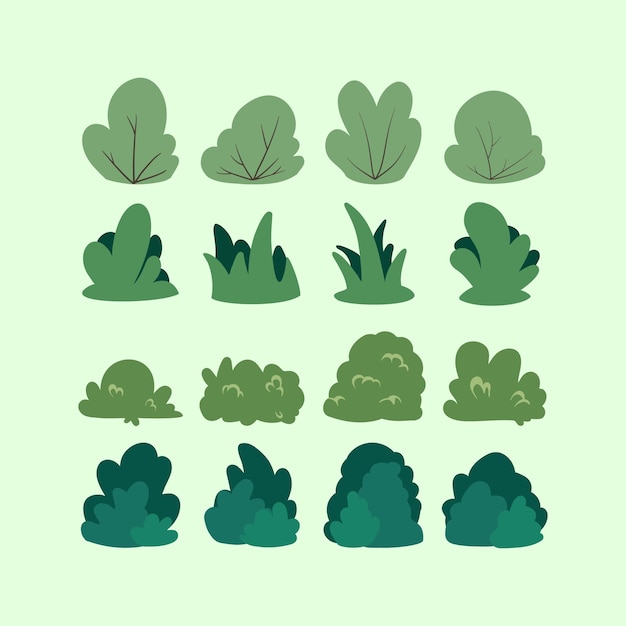 Bush Illustration Set