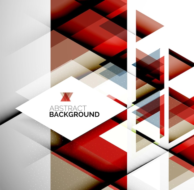 Business abstract geometric template