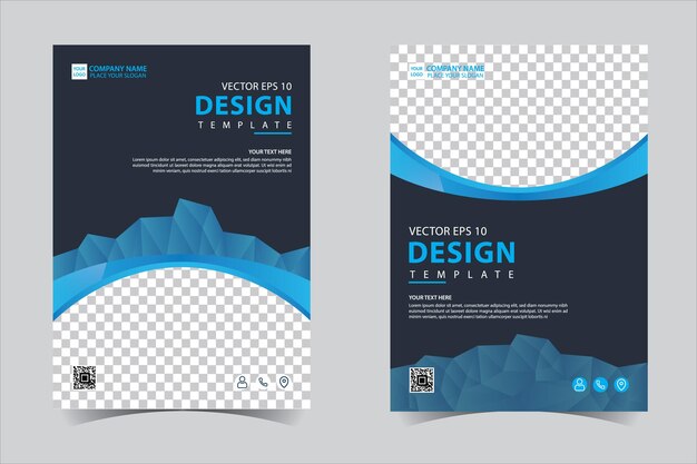 Business abstract vector template design cover modern layout annual report poster flyer in a4