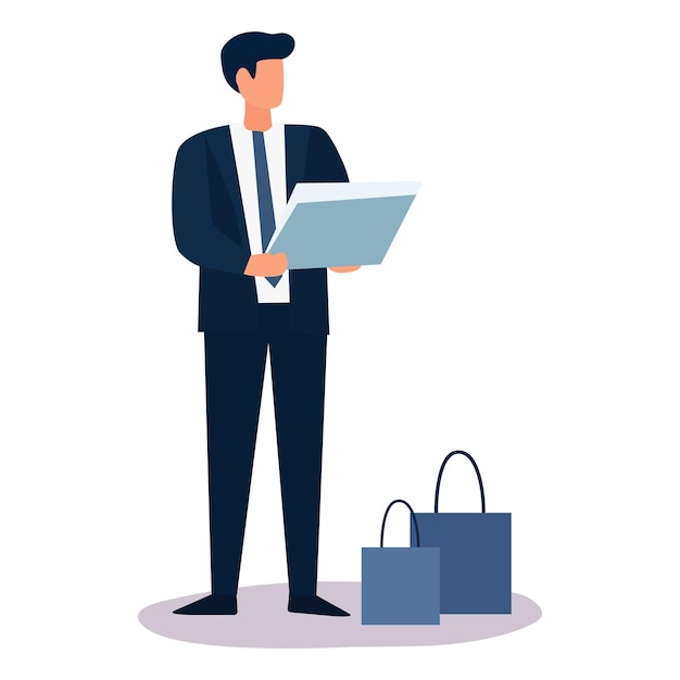 Business Activity concept Flat Illustration Vector geïsoleerd