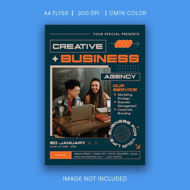 Business agency flyer