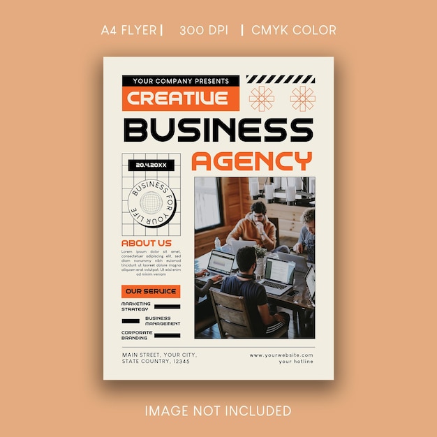 Business agency flyer