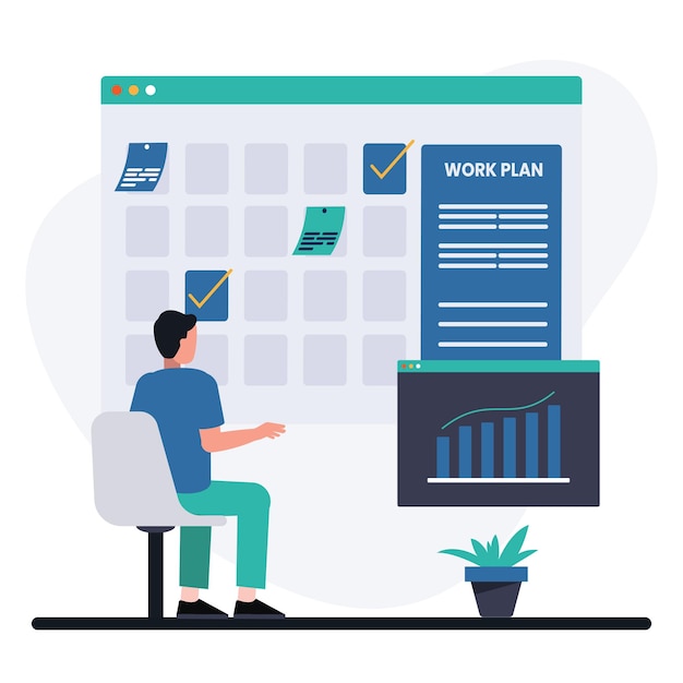 Business Analysing Concept with data and Graphs