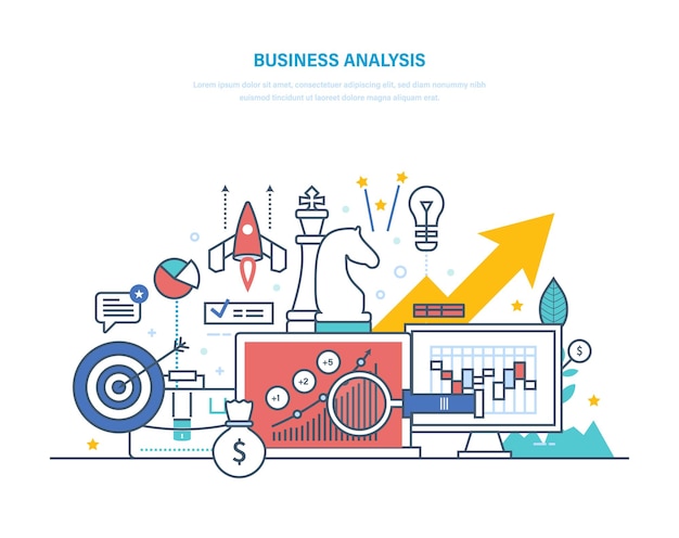 Business analysis plan creation strategy planning Marketing research data analytics