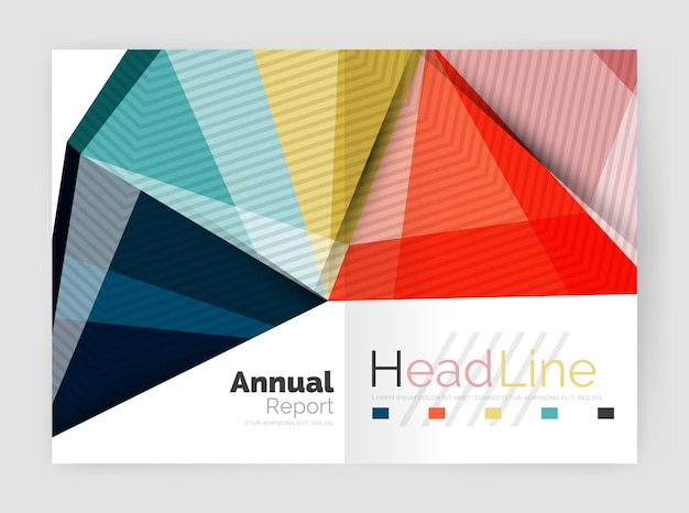 Business annual report abstract backgrounds