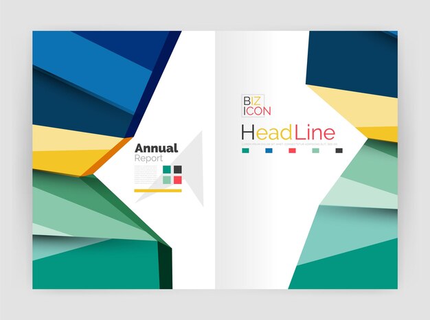 Business annual report abstract backgrounds