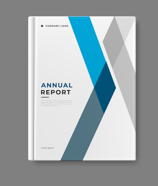 Business annual report cover template