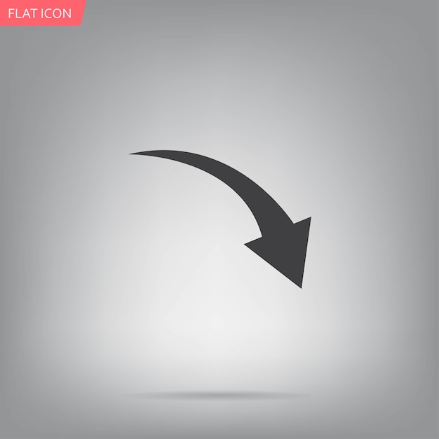 Business arrow vector illustration on gray background Eps 10