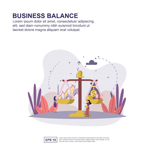 Business balance concept