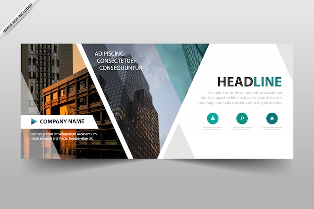 Vector business banner header template design