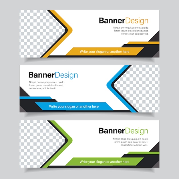 business banner set