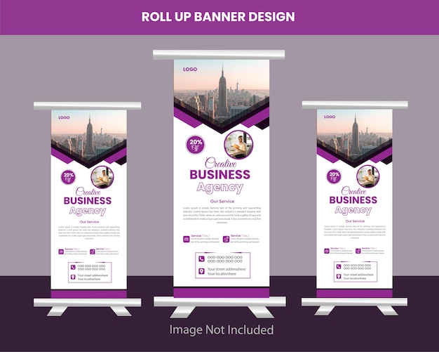 Vector business banner template design