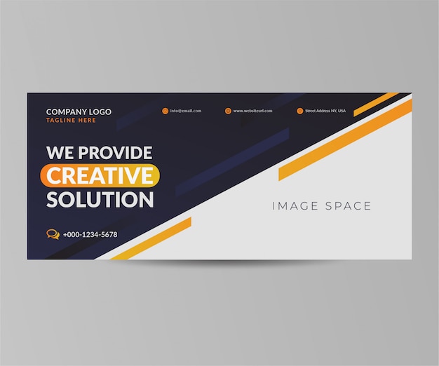 Vector business banner template design