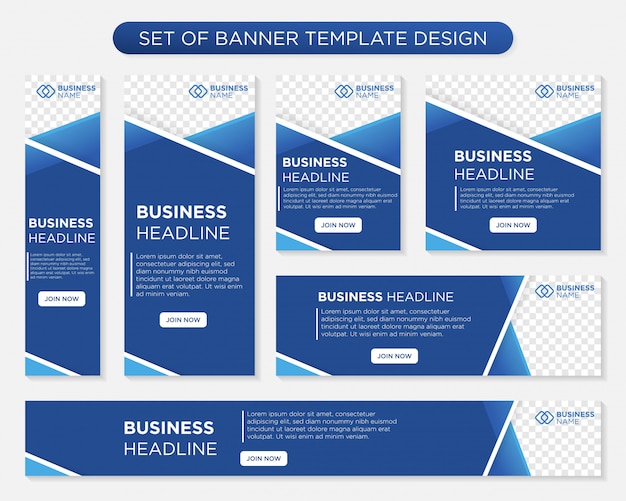 Бизнес баннер дизайн шаблона