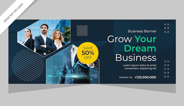 business banner template design