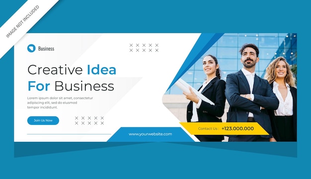 business banner template design