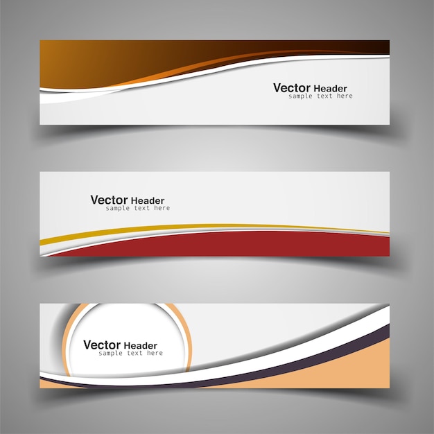 Vector business banner template vector