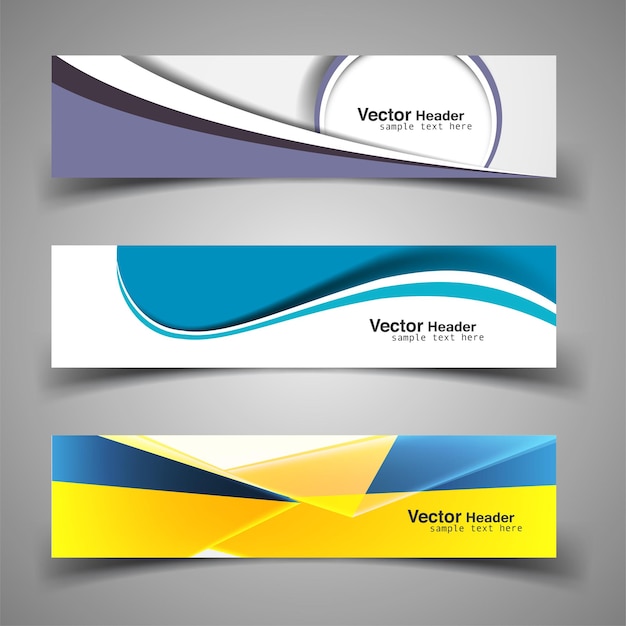 Vector business banner template vector