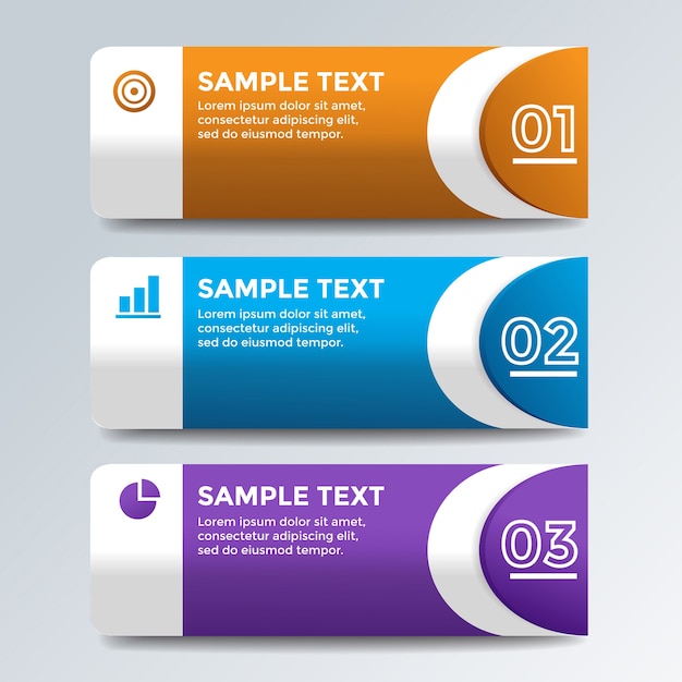 Vector business banners set