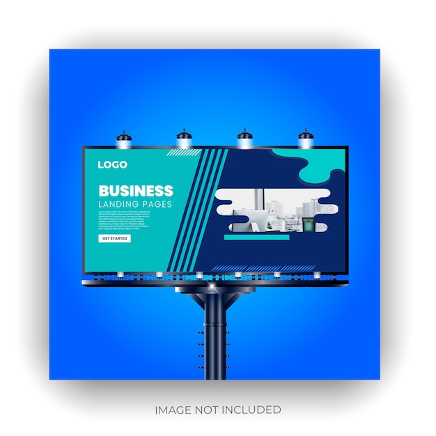 Business bill board design template