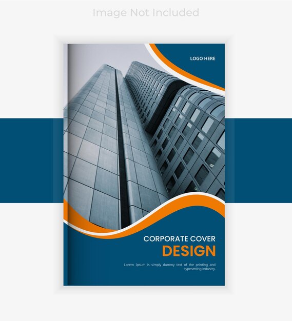 Vector business book cover and brochure template design