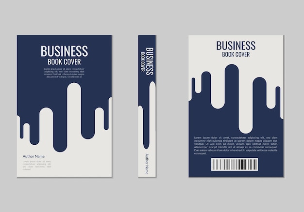 Business book cover design template (sjabloon voor boekomslag)