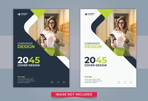 Business book cover design template