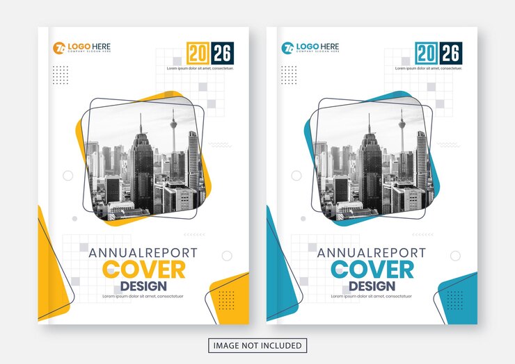 Vector business book cover design vector template