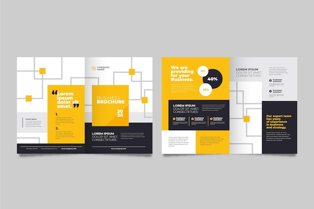 Business brochure concept