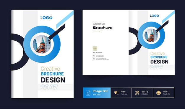 Vector business brochure cover design template moderne lay-out thema voor catalogus