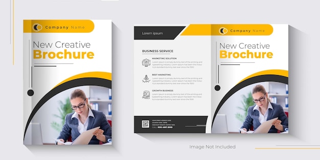 Business brochure cover design template