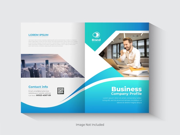 Business brochure cover design template