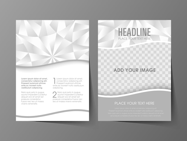 Business brochure flyer design a4 size template