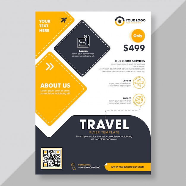 Business brochure or flyer template