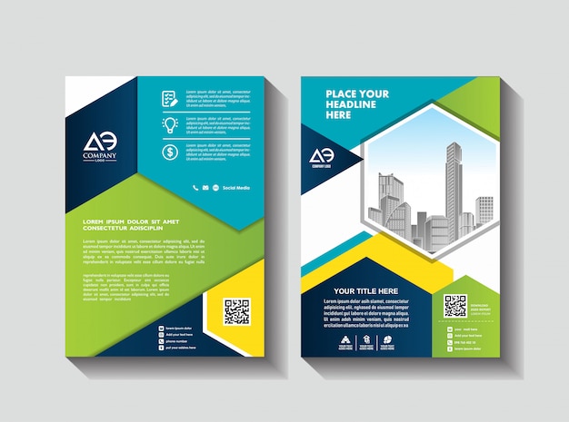 Business brochure layout